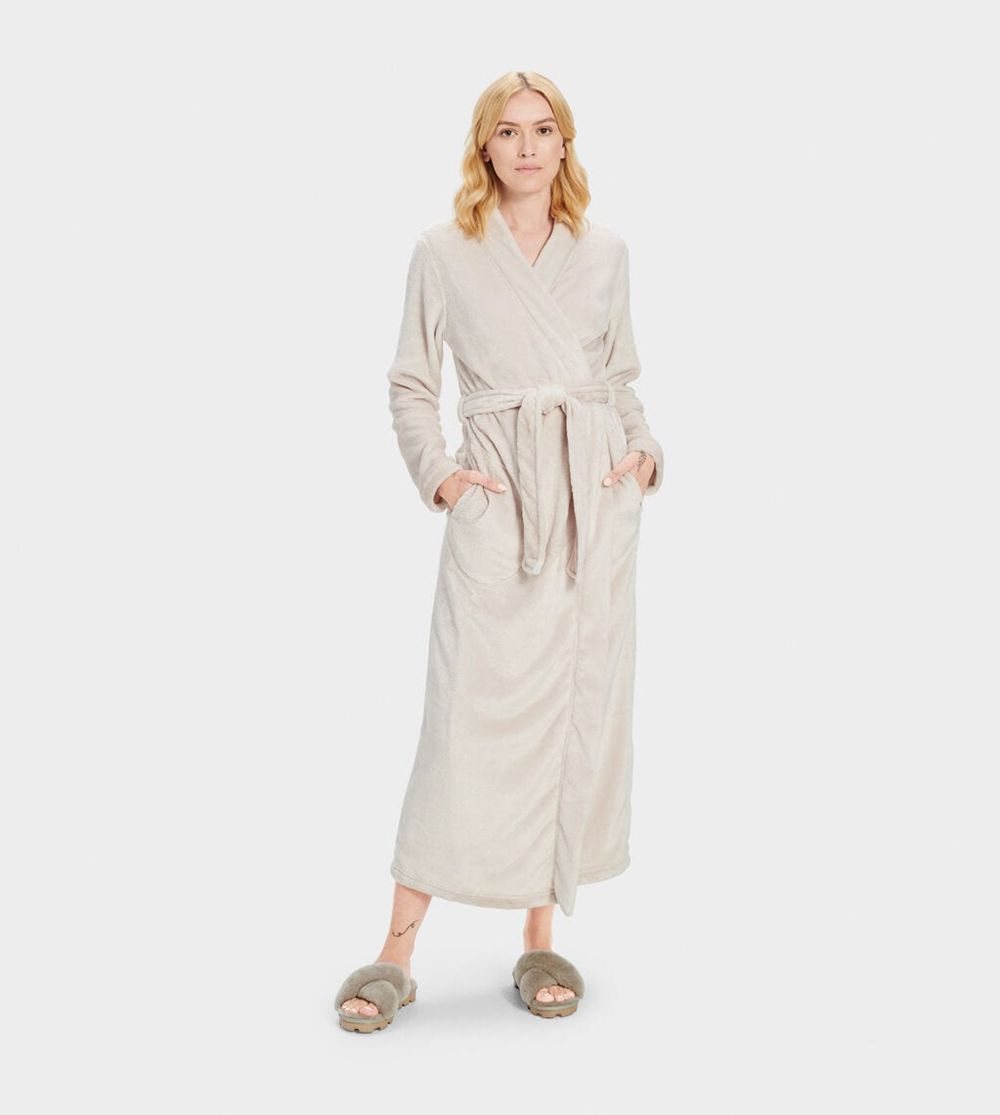 Ugg Robe Womens - Ugg Marlow Beige - 793IEKJLV